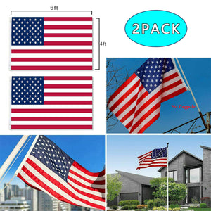 The Pride of America: 4X6FT Heavy Duty Nylon American Flag